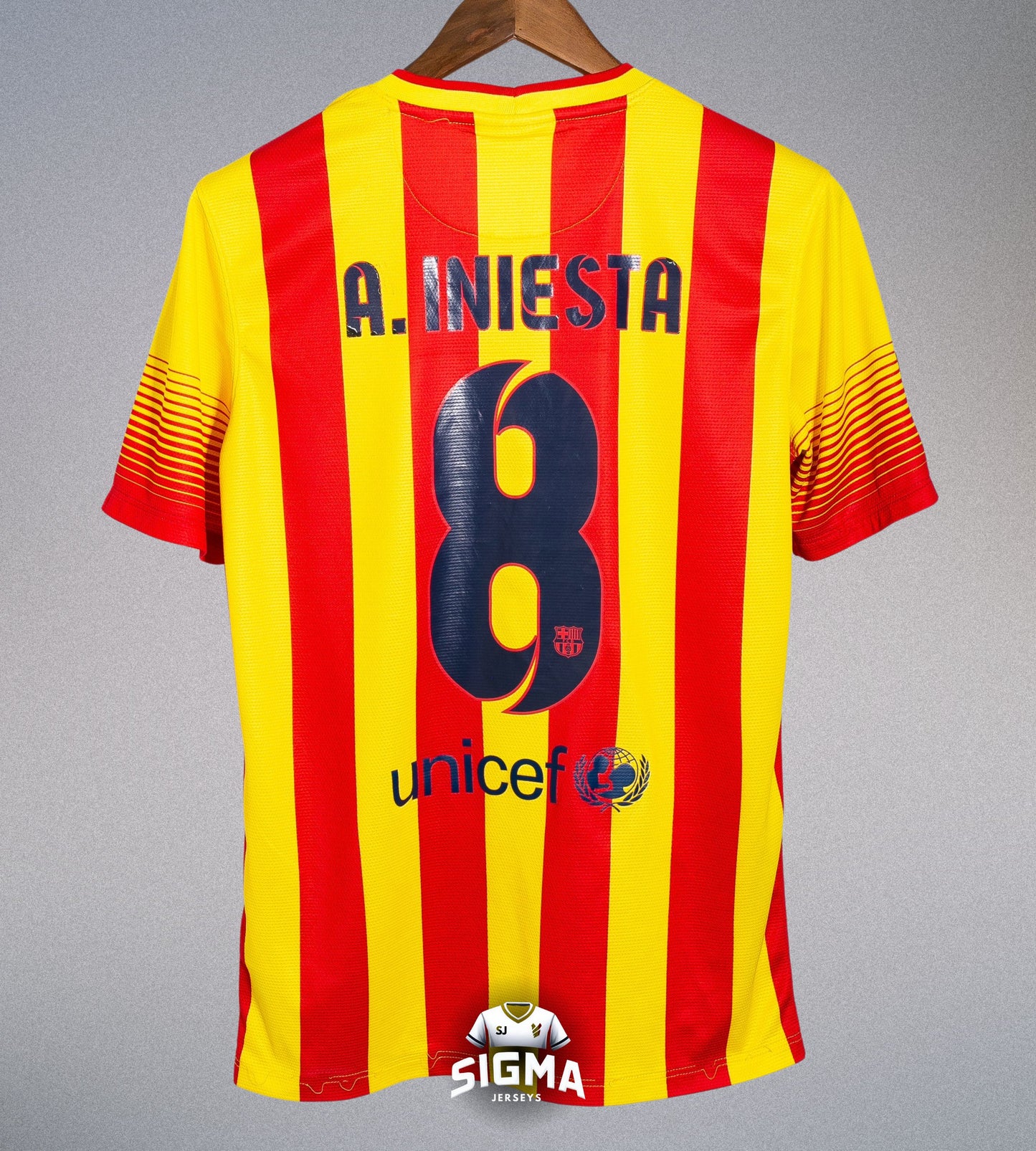 A.INIESTA #8, Barcelona Visitante 2013/14