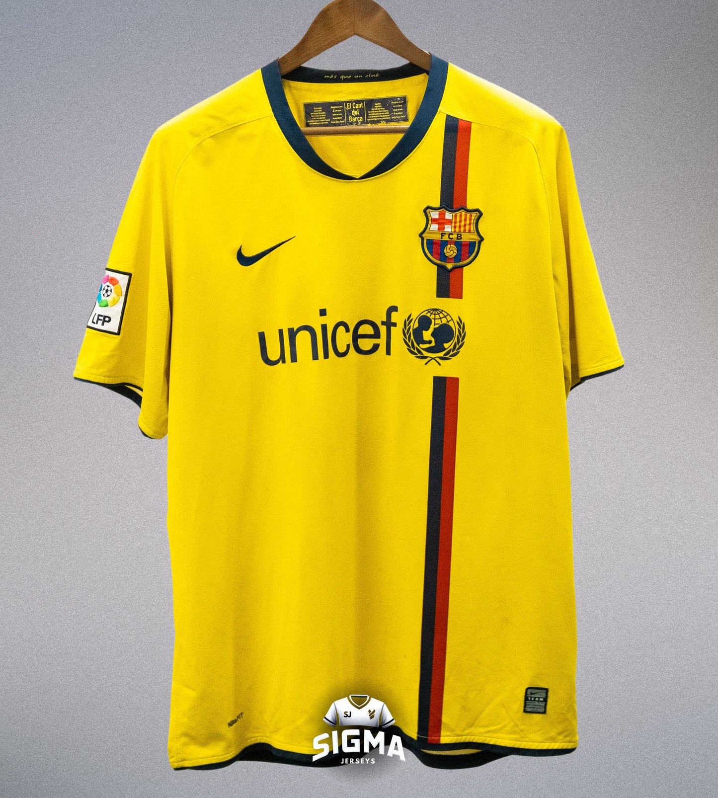 A.INIESTA #8, Barcelona Visitante 2008/09