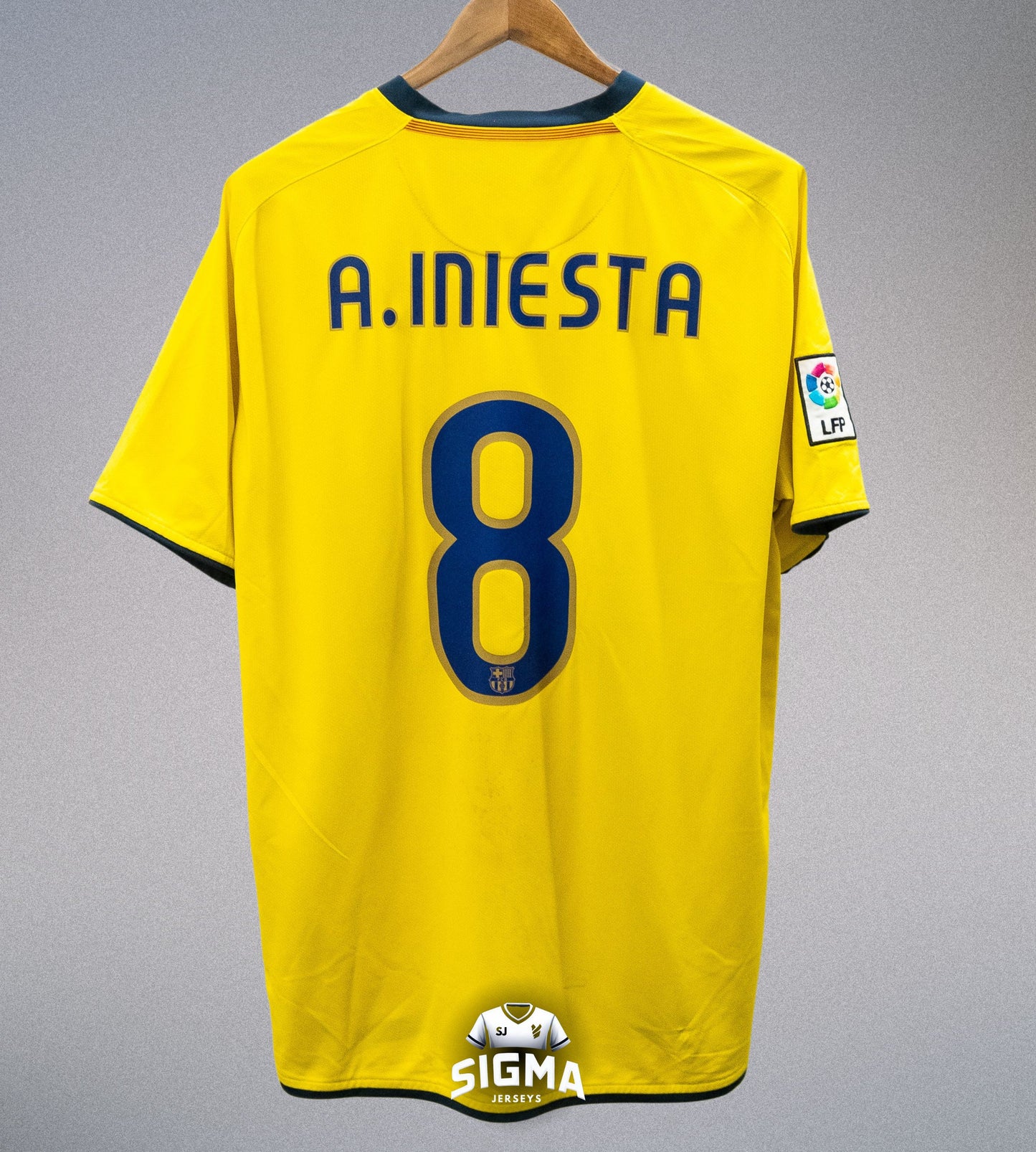 A.INIESTA #8, Barcelona Visitante 2008/09