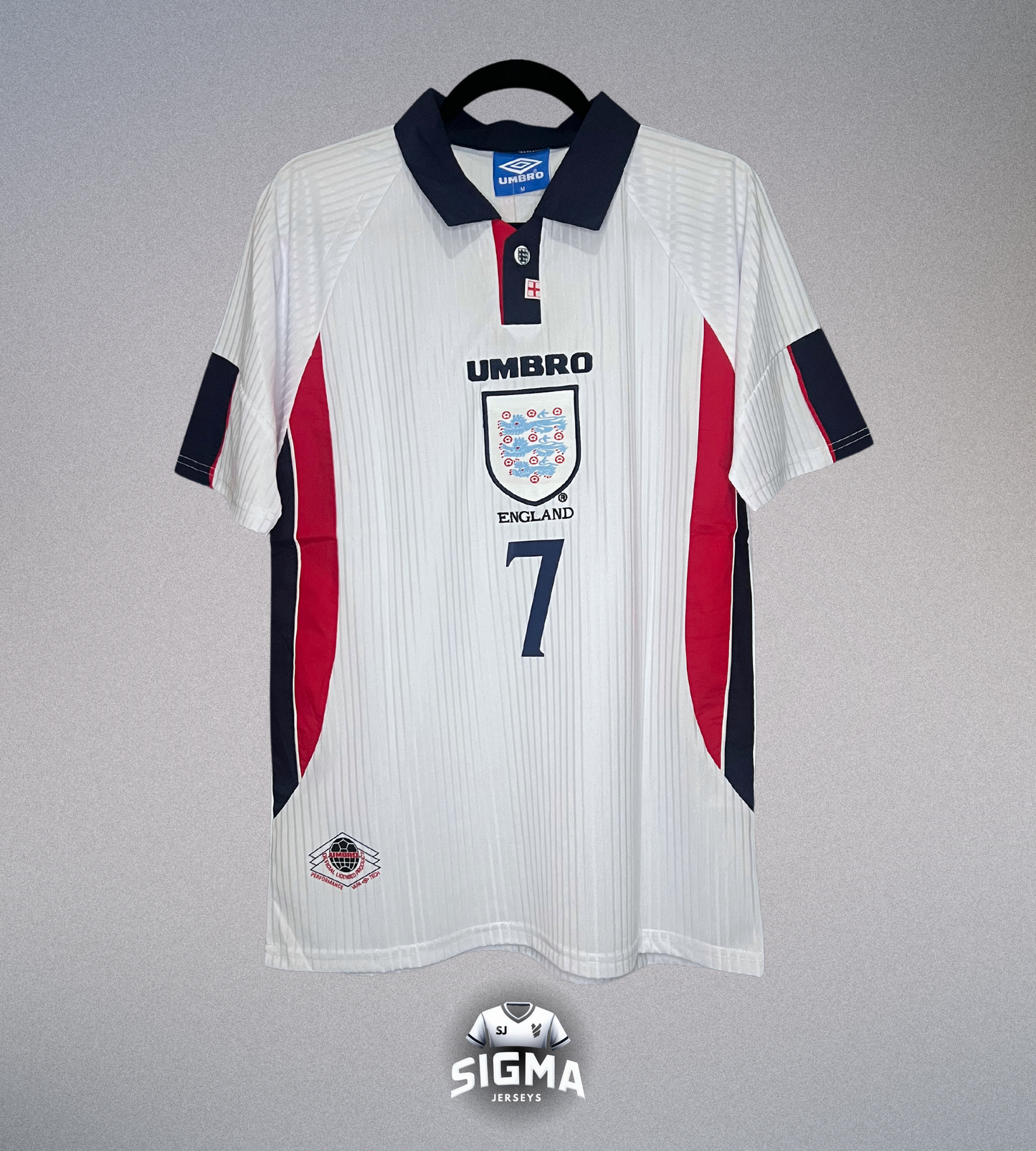 BECKHAM #7 Inglaterra Local 1998