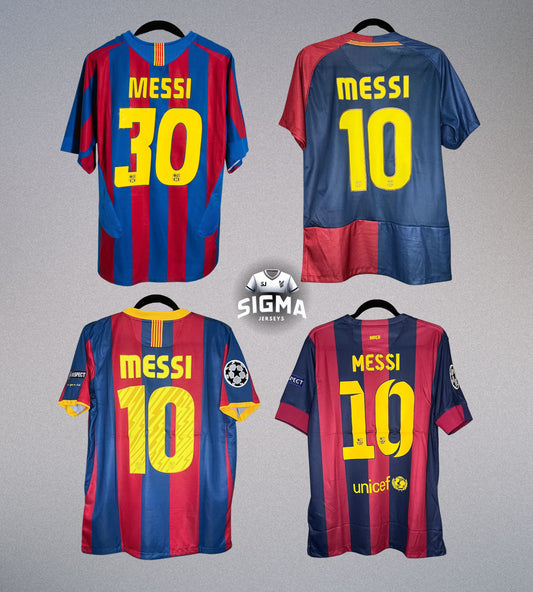 LIONEL MESSI 4 CHAMPIONS