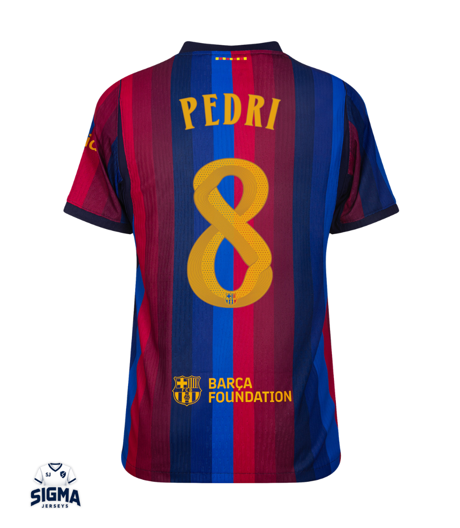 PEDRI #8, Barcelona Local 26/27 (Dorsal UCL)