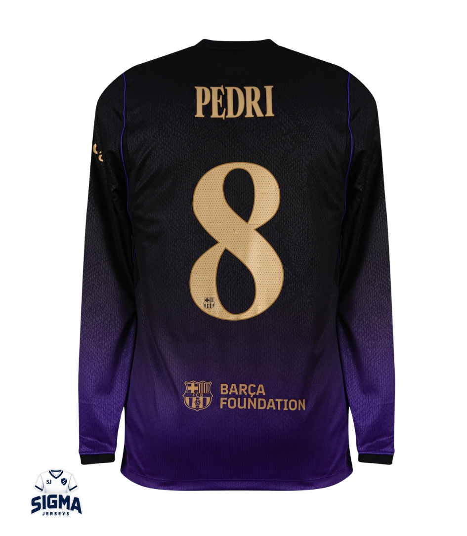 BARÇA Visitante 26/27 Manga Larga - PEDRI #8