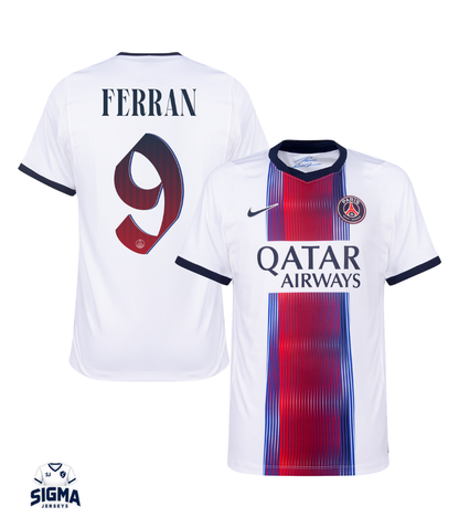 FERRAN #9, Paris S.G. Visitante 26/27 (Dorsal UCL)