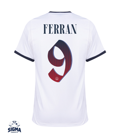 FERRAN #9, Paris S.G. Visitante 26/27 (Dorsal UCL)