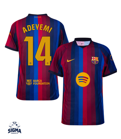 ADEYEMI #14, Barcelona Local 26/27 (Dorsal LaLiga)