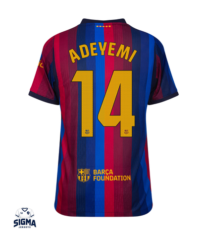ADEYEMI #14, Barcelona Local 26/27 (Dorsal LaLiga)