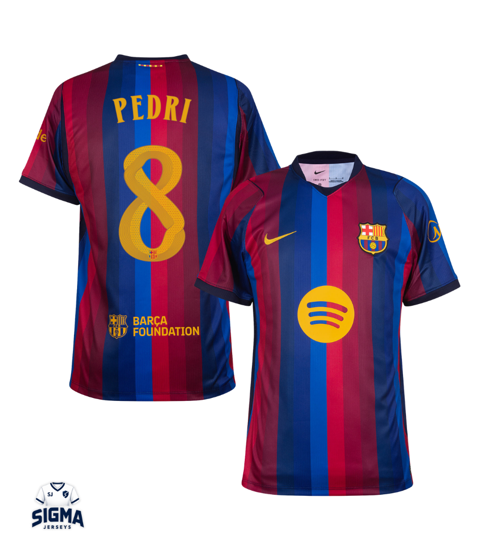 PEDRI #8, Barcelona Local 26/27 (Dorsal UCL)
