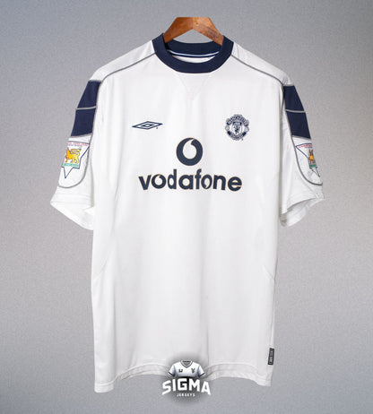 BECKHAM #7 Manchester United Visitante 2000/01
