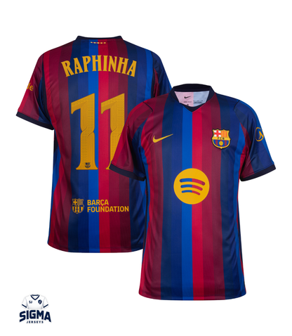 RAPHINHA #11, Barcelona Local 26/27 (Dorsal UCL)