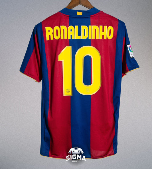 RONALDINHO #10, Barca Local 2007/08