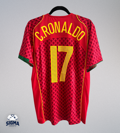 C.RONALDO #17, Portugal Local 2004 (Envío Express)