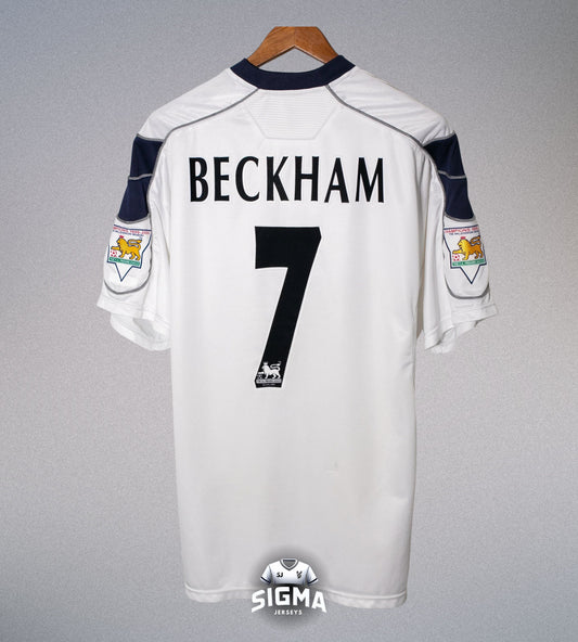 BECKHAM #7 Manchester United Visitante 2000/01