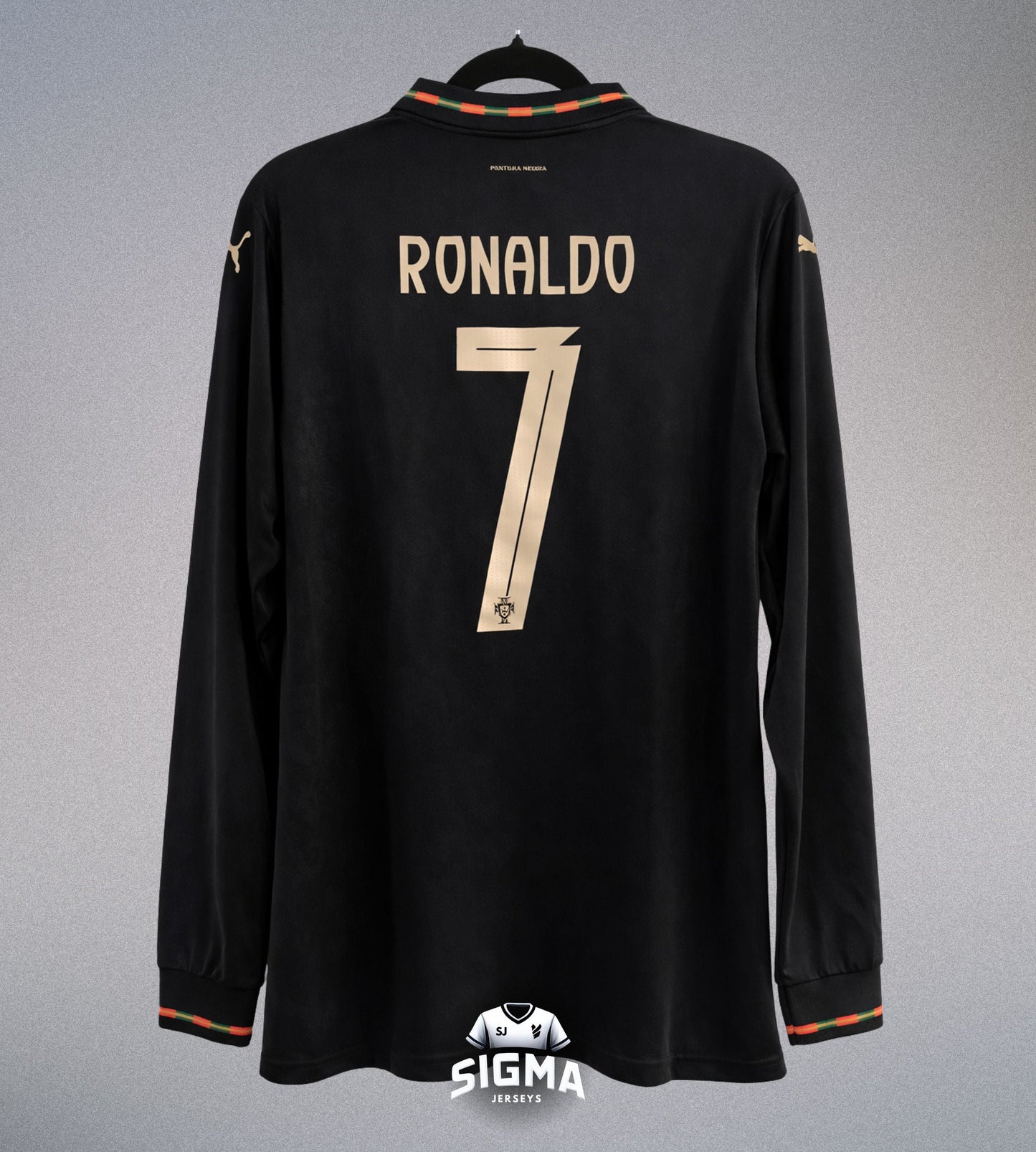 RONALDO #7, Portugal Pantera Negra 2025 Manga Larga (Envío Express)