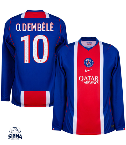 O. DEMBÉLÉ #10, Paris S.G. Local 26/27 Manga Larga