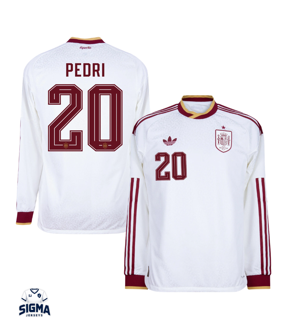 PEDRI #20 ESPAÑA Visitante 2026 Manga Larga