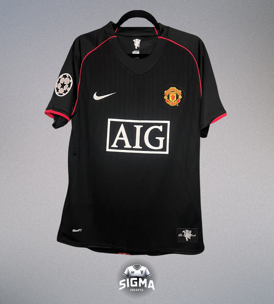 MANCHESTER UNITED Visitante 2007/08 Manga Corta (Envío express)