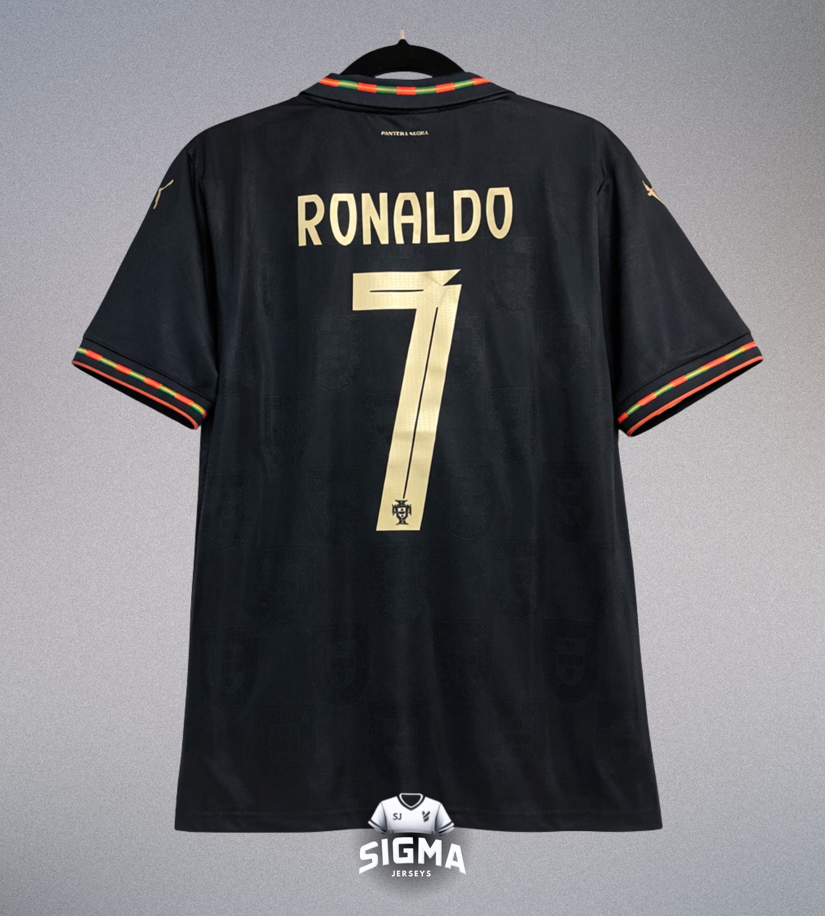 RONALDO #7, Portugal Pantera Negra 2025 – SIGMA JERSEYS