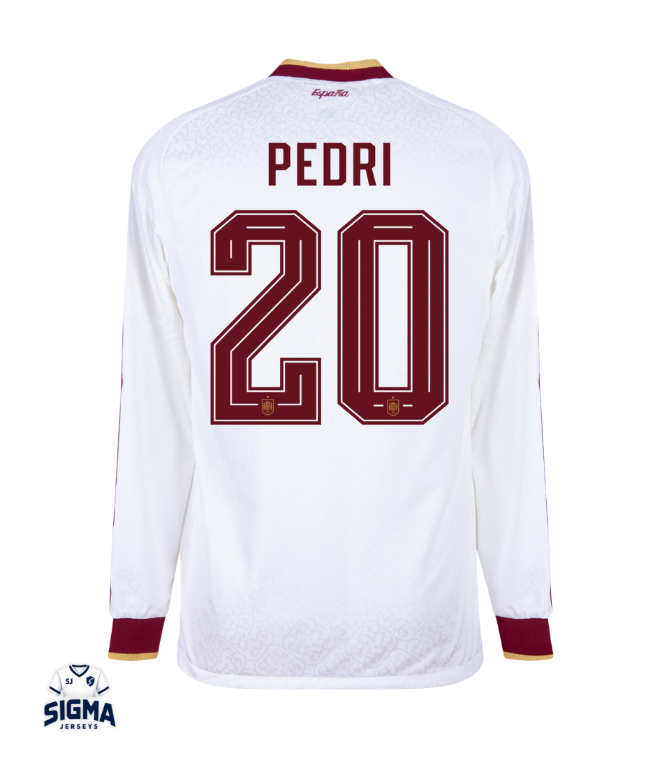 PEDRI #20 ESPAÑA Visitante 2026 Manga Larga