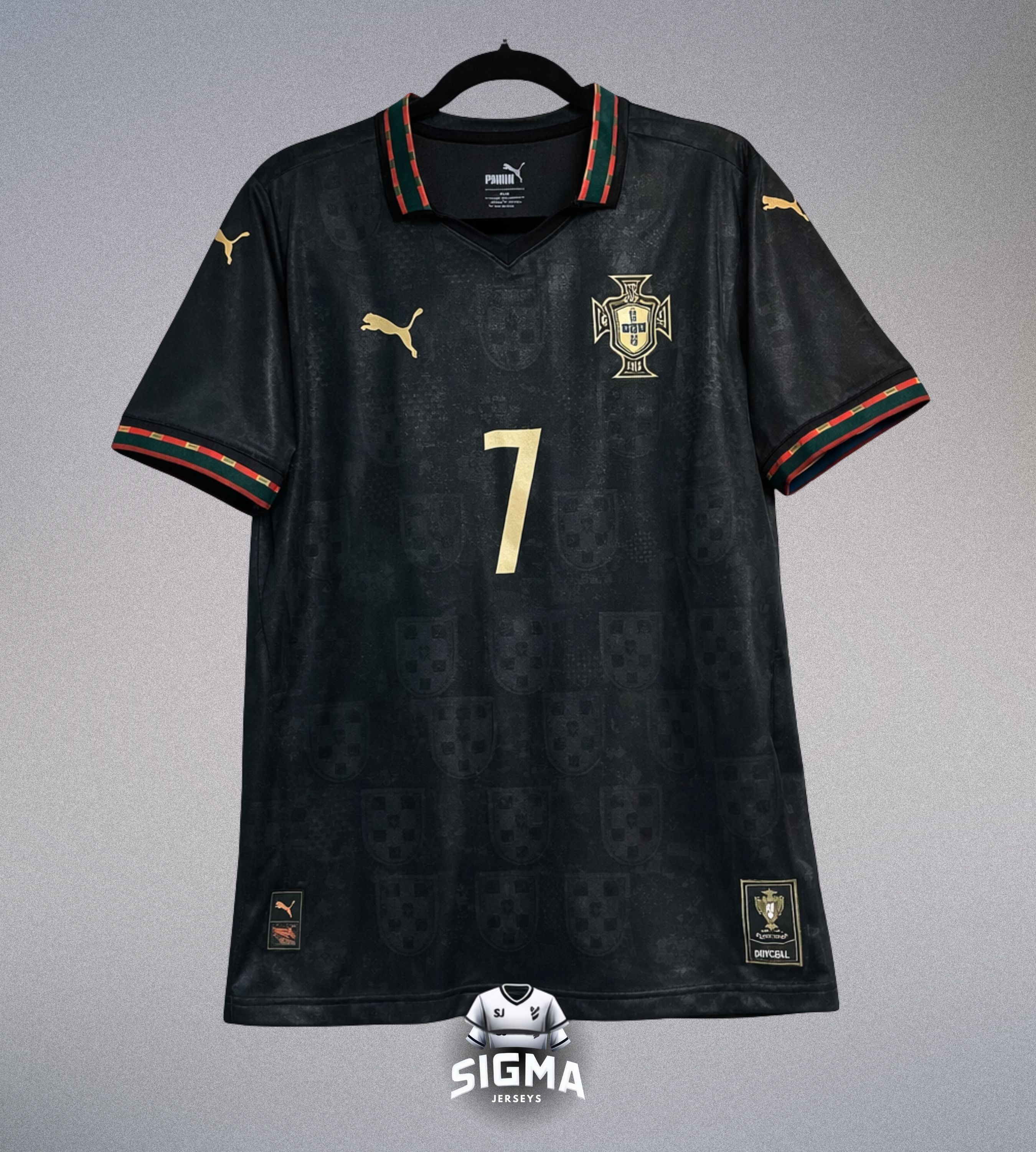 RONALDO #7, Portugal Pantera Negra 2025 – SIGMA JERSEYS