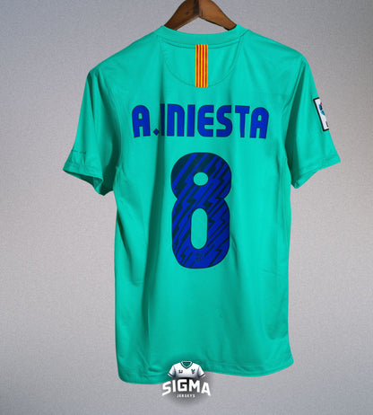 A.INIESTA #8, Barcelona Visitante 2010/11