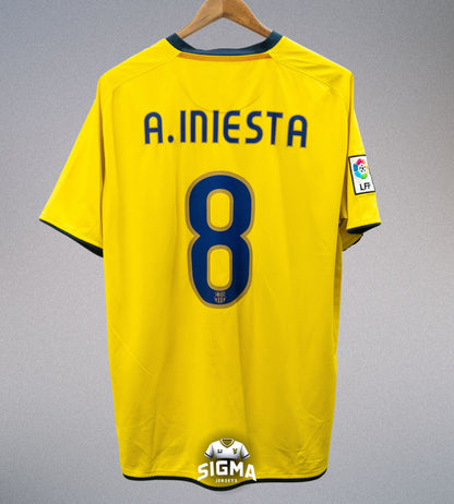 A.INIESTA #8, Barcelona Visitante 2008/09