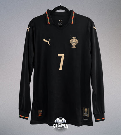 RONALDO #7, Portugal Pantera Negra 2025 Manga Larga (Envío Express)