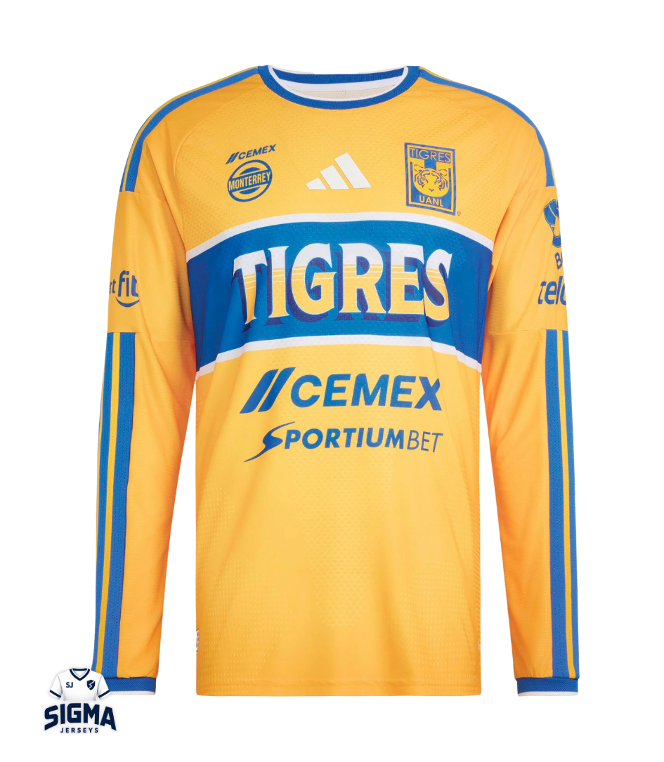 Tigres Local 26/27 Manga Larga