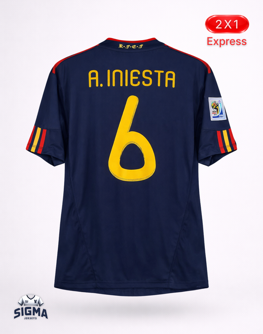 A. INIESTA #6, España Visitante 2010
