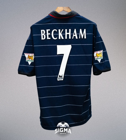 BECKHAM #7 Manchester United Visitante 1998/99