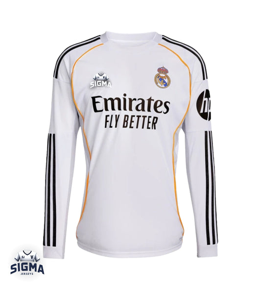 REAL MADRID Local Manga Larga 2025/26