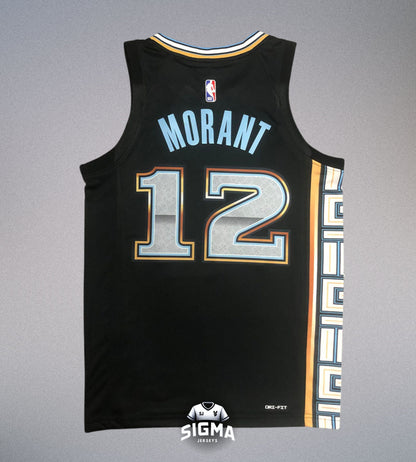 MORANT #12 Black City Grizzlies