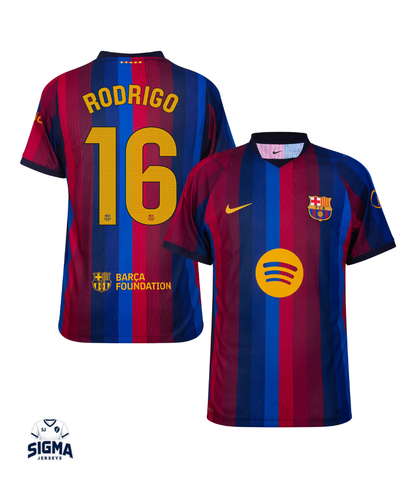 RODRIGO #16, Barcelona Local 26/27 (Dorsal LaLiga)