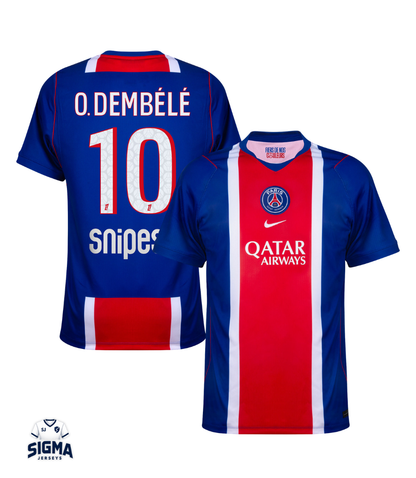 O. DEMBÉLÉ #10, Paris S.G. Local 26/27 (Dorsal Ligue 1)