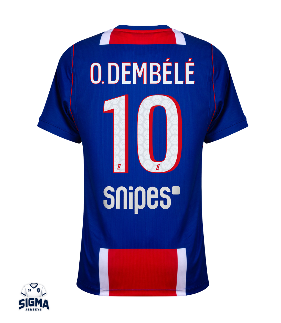 O. DEMBÉLÉ #10, Paris S.G. Local 26/27 (Dorsal Ligue 1)