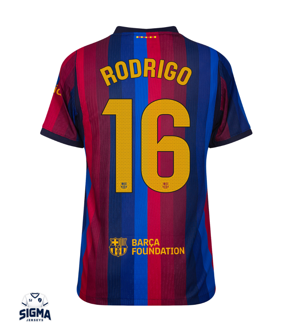 RODRIGO #16, Barcelona Local 26/27 (Dorsal LaLiga)