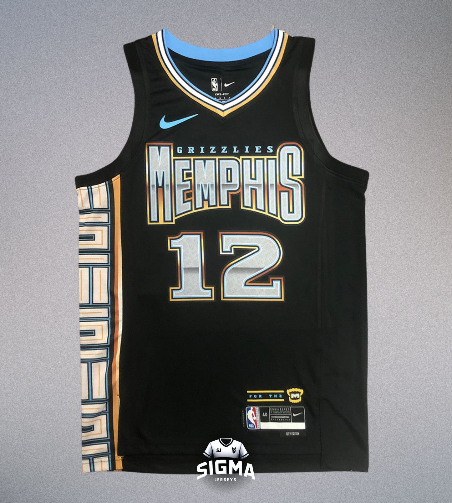 MORANT #12 Black City Grizzlies