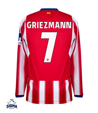 GRIEZMANN #7, Atlético de M. Local 26/27 Manga Larga (Dorsal UCL)