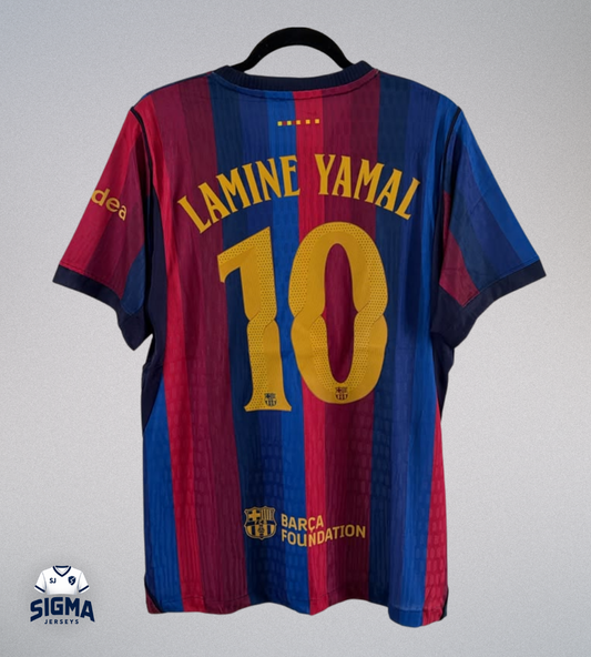 BARÇA Local 26/27 - LAMINE YAMAL #10 (Dorsal UCL) (Envío Express)